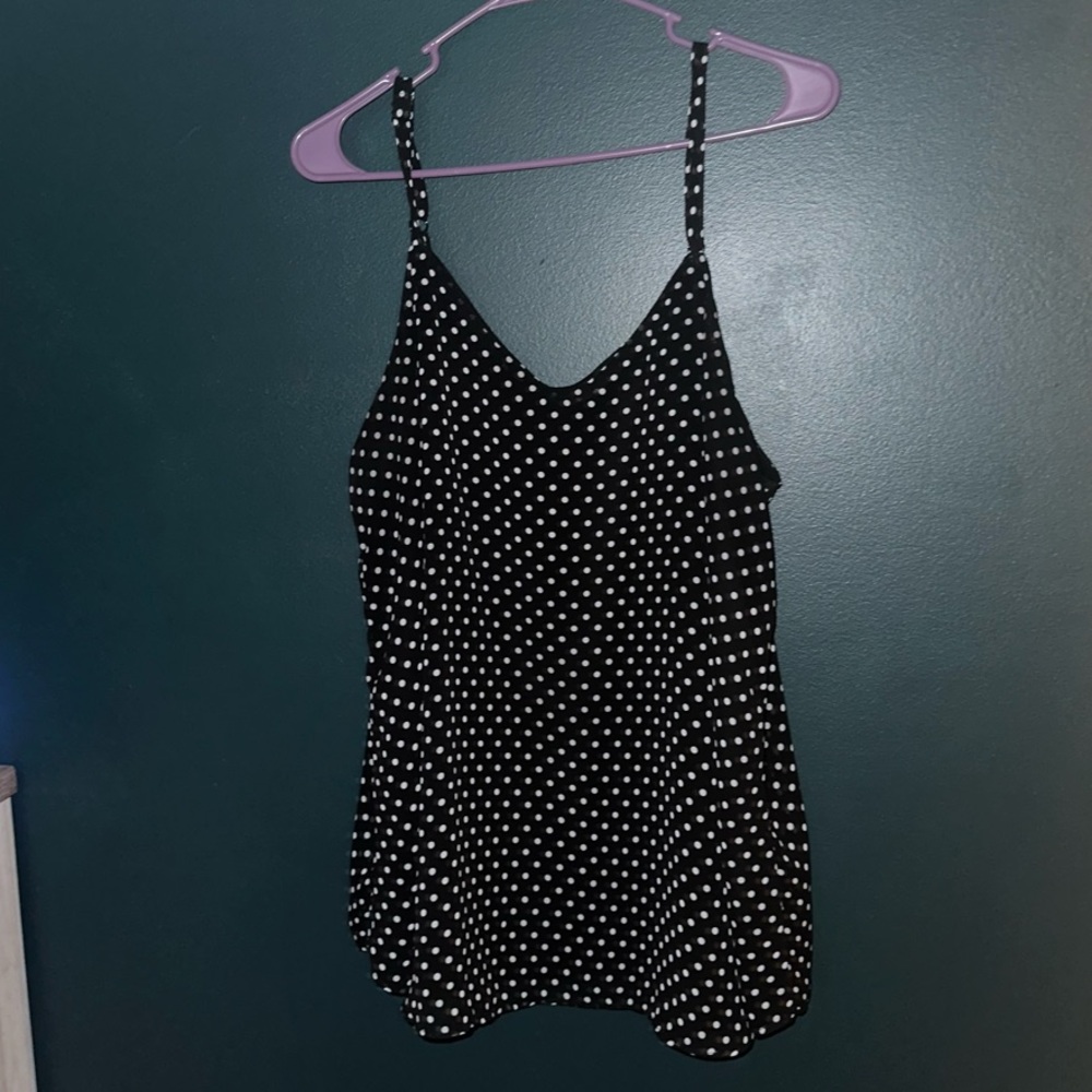 Torrid Black Flowy Sleeveless Camisole
